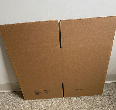 cardboard box 12" x 12"