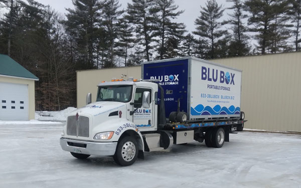 blu box truck